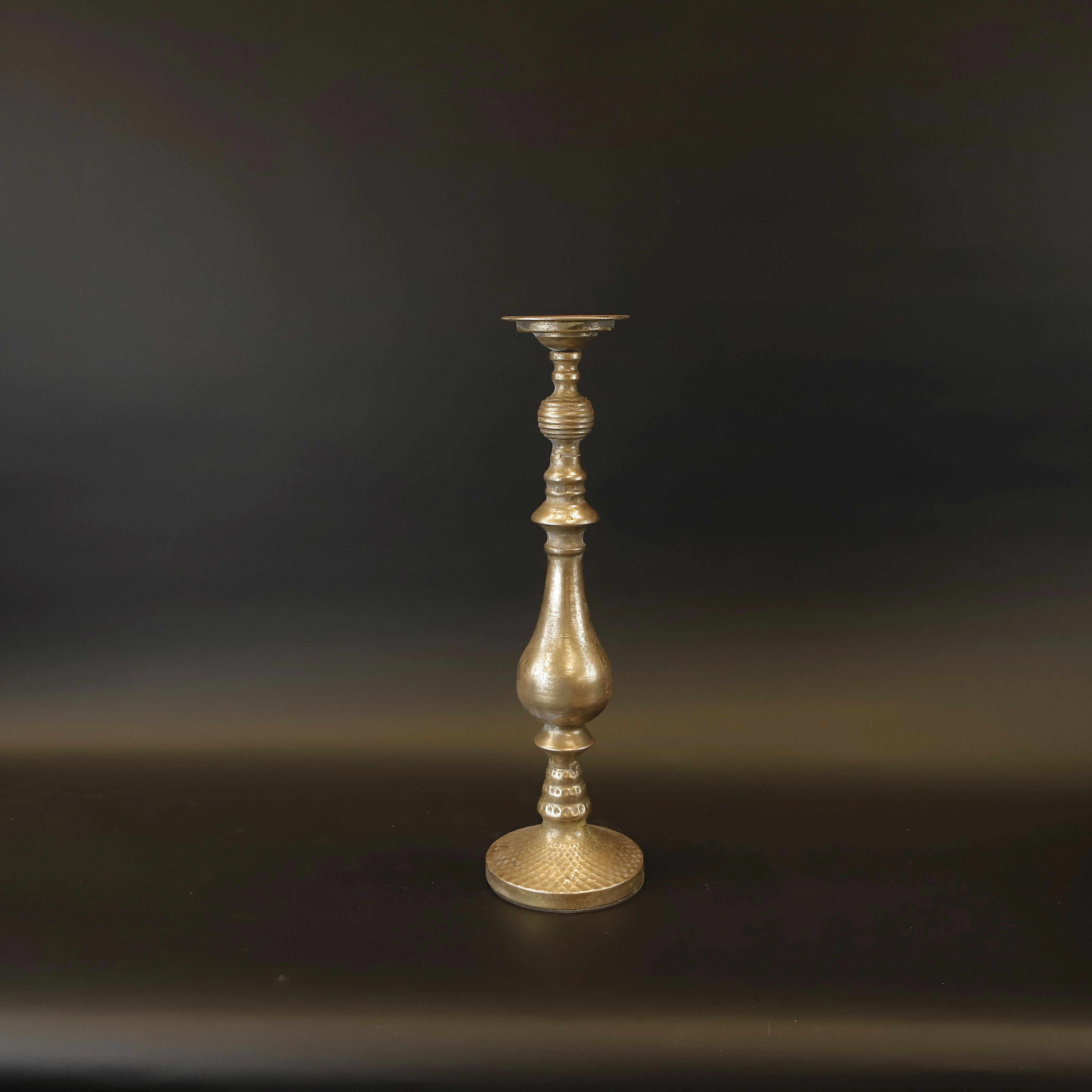 HCHD9204 - S Tall Gold Ball Candle Holder Metal Home Decor collection