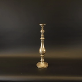 HCHD9204 - S Tall Gold Ball Candle Holder Metal Home Decor collection