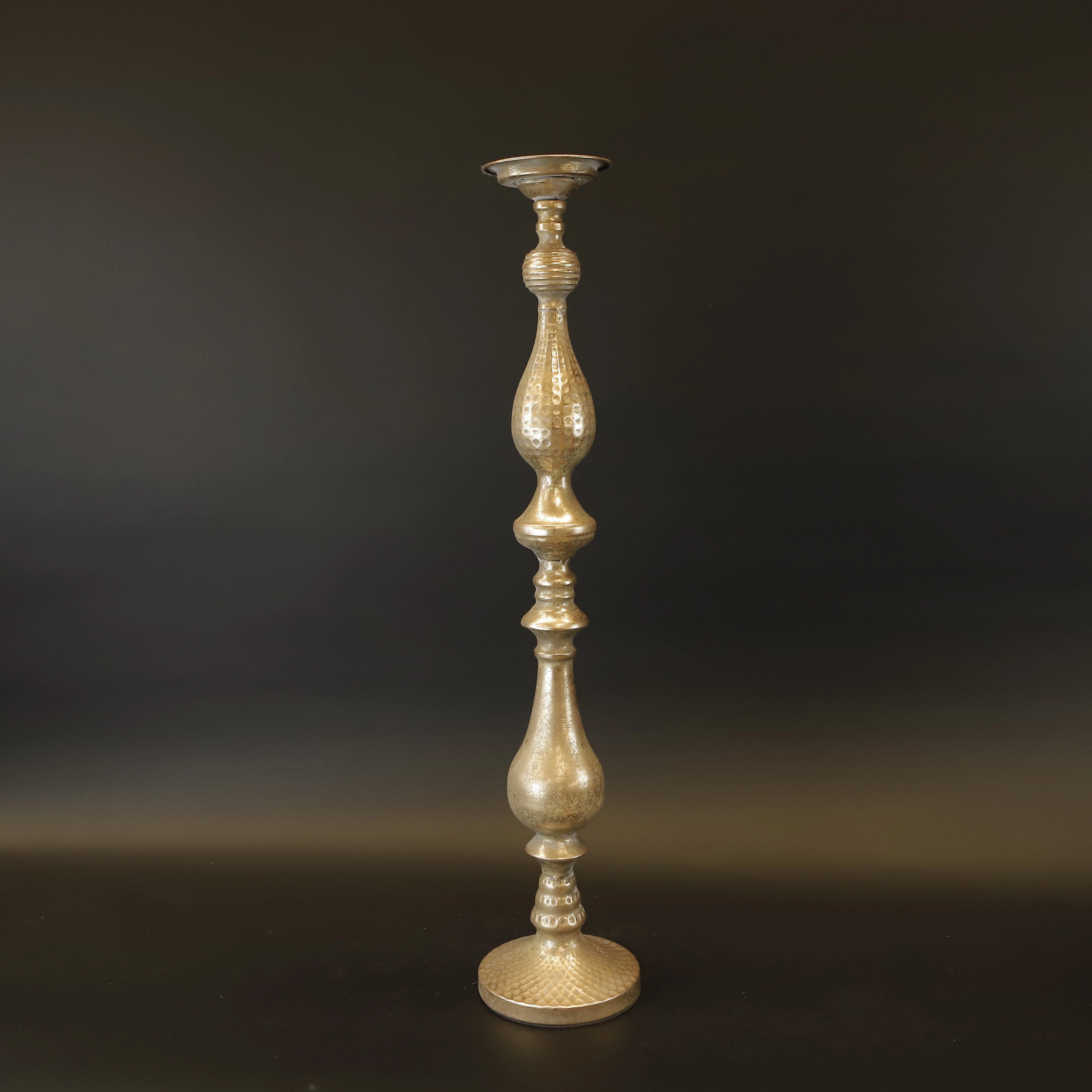 HCHD9206 - L Tall Gold Ball Candle Holder Metal Home Decor collection