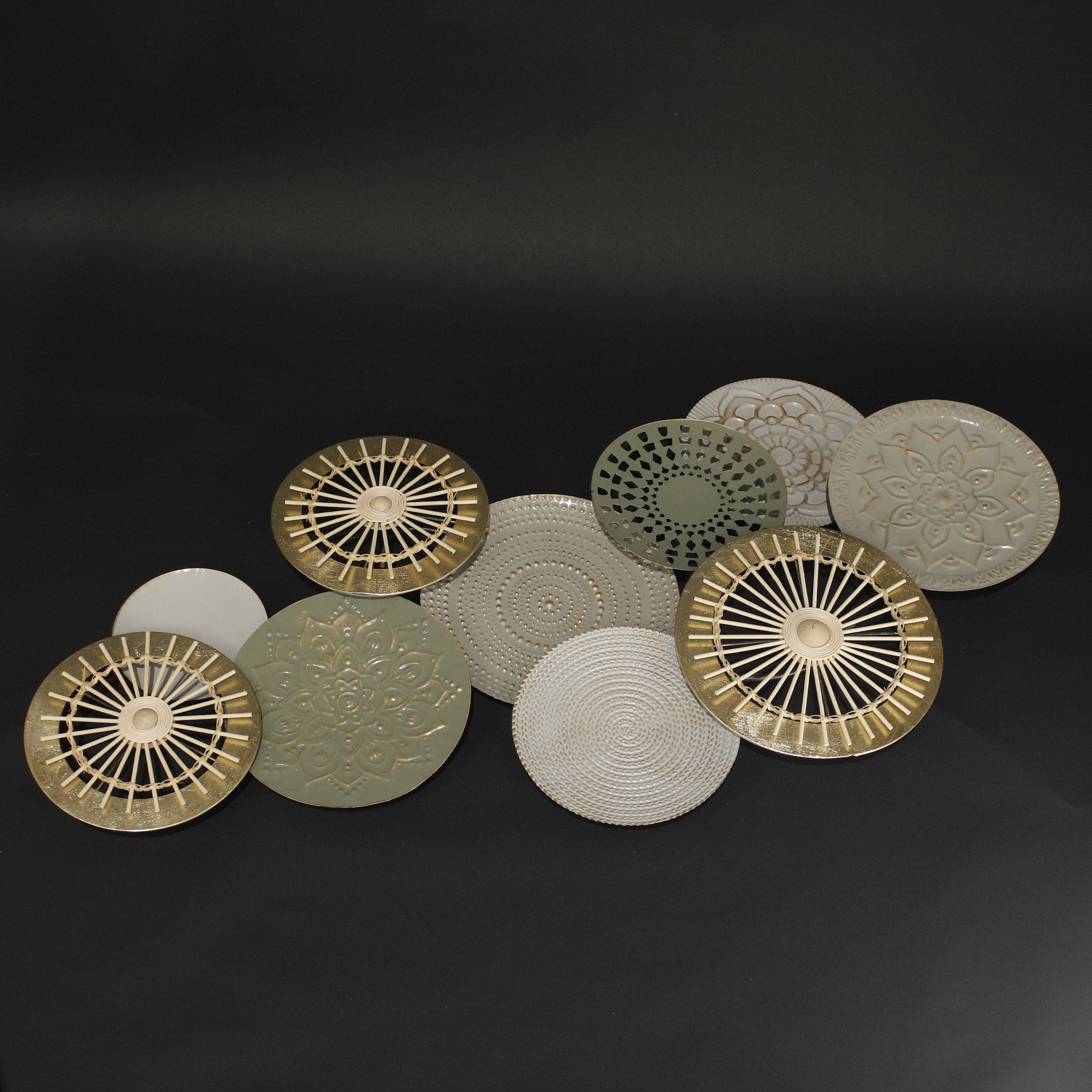 HCHD9237 - Smooth Circles Wall Art Metal Home Decor collection