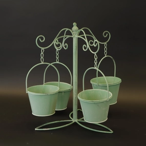 HCHD9252 - Hanging Green Plant Stand Metal Home Decor collection