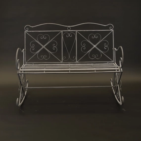 HCHD9258 - Bronze Square Rocking Chair Metal Home Decor collection