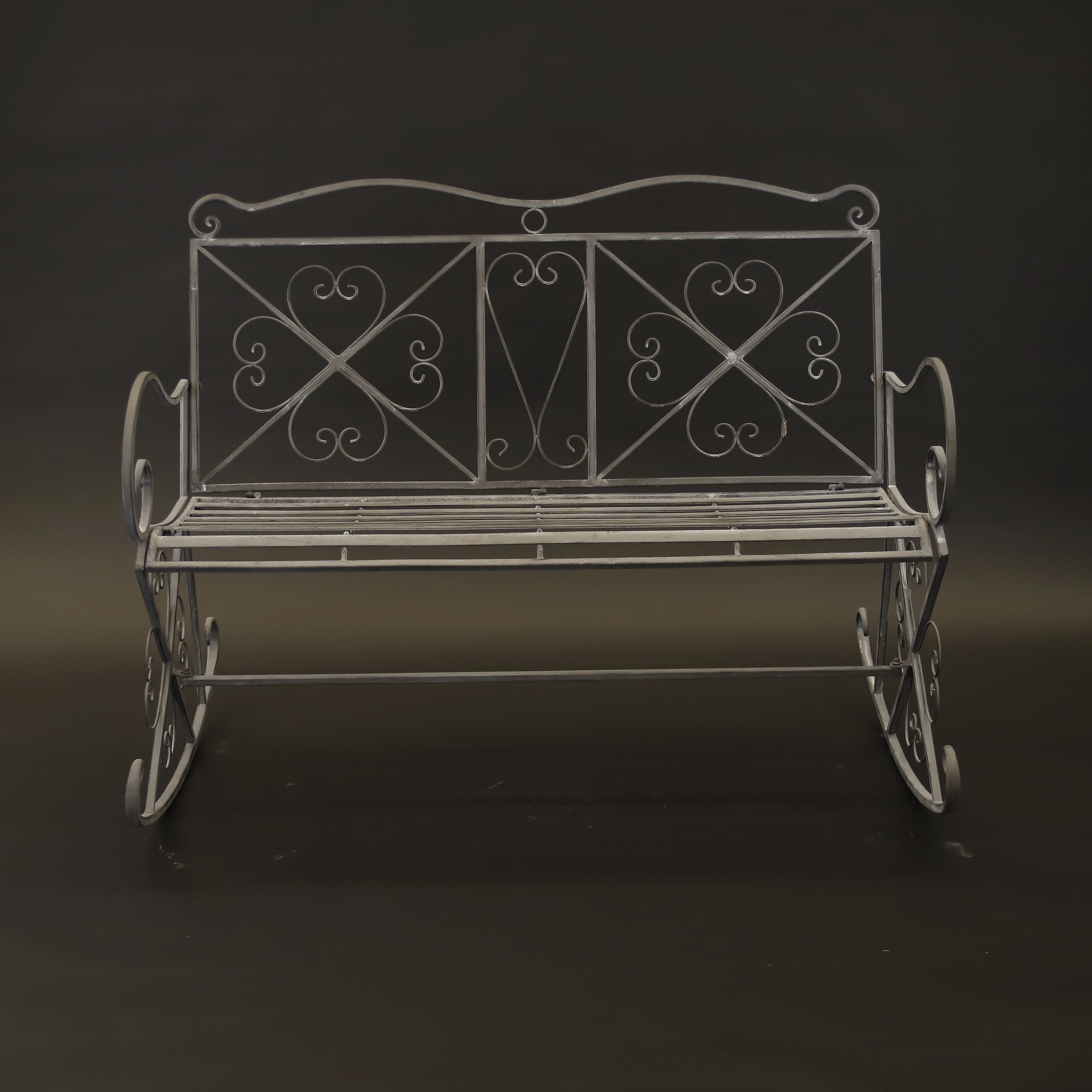 HCHD9258 - Bronze Square Rocking Chair Metal Home Decor collection
