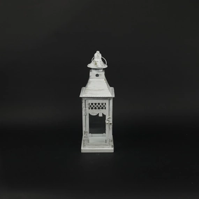 HCHD9744 - S Antique White Lantern Metal Home Decor collection