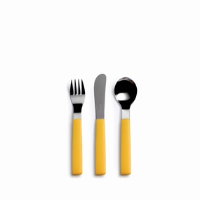 Heath Kids Flatware Set with Yellow Handles Flatware & Knives tabletop deals