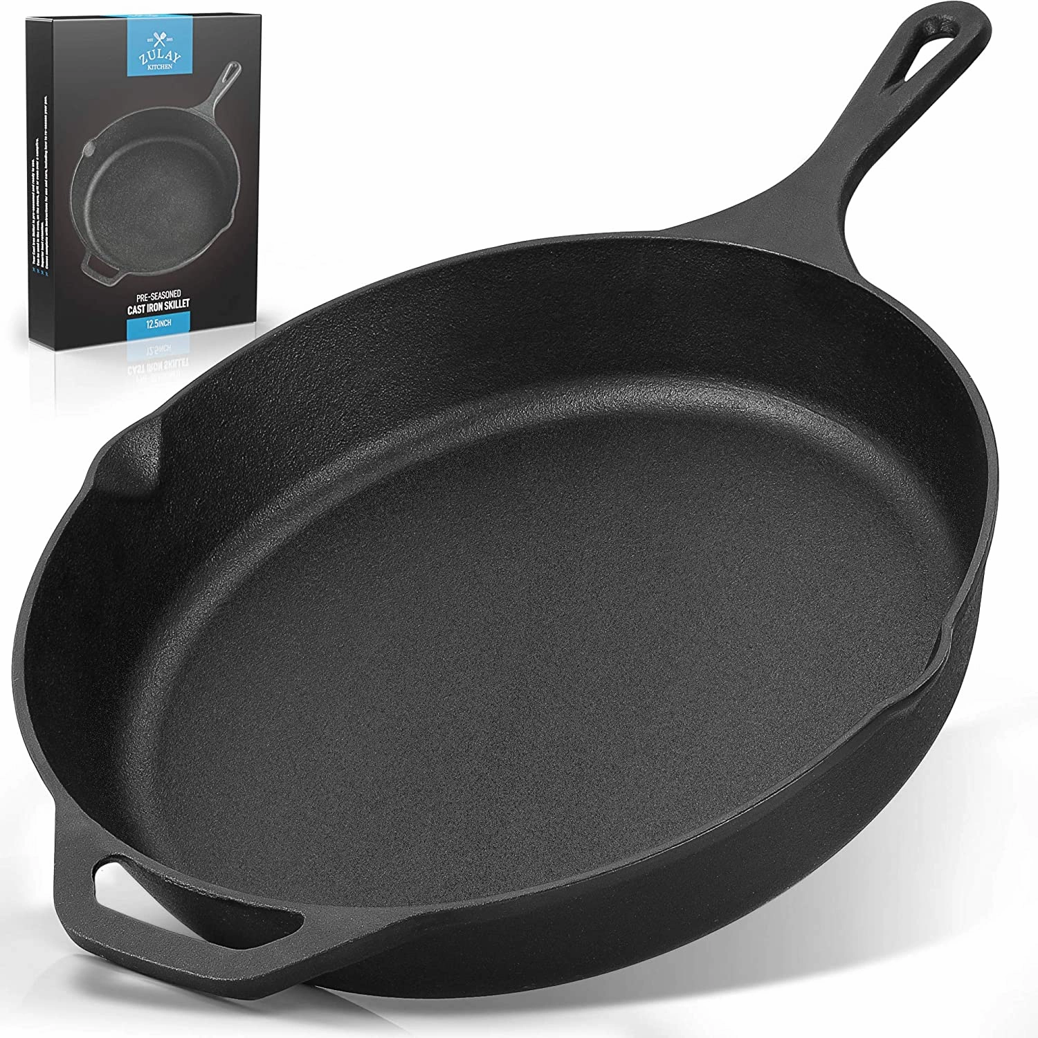 Heavy Duty Cast Iron Skillet for Indoor and Outdoor Cookware online kitchen sale