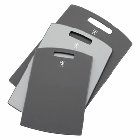 Henckels 3-pc Plastic Cutting Board Set - Grey Cutlery outlet discounts