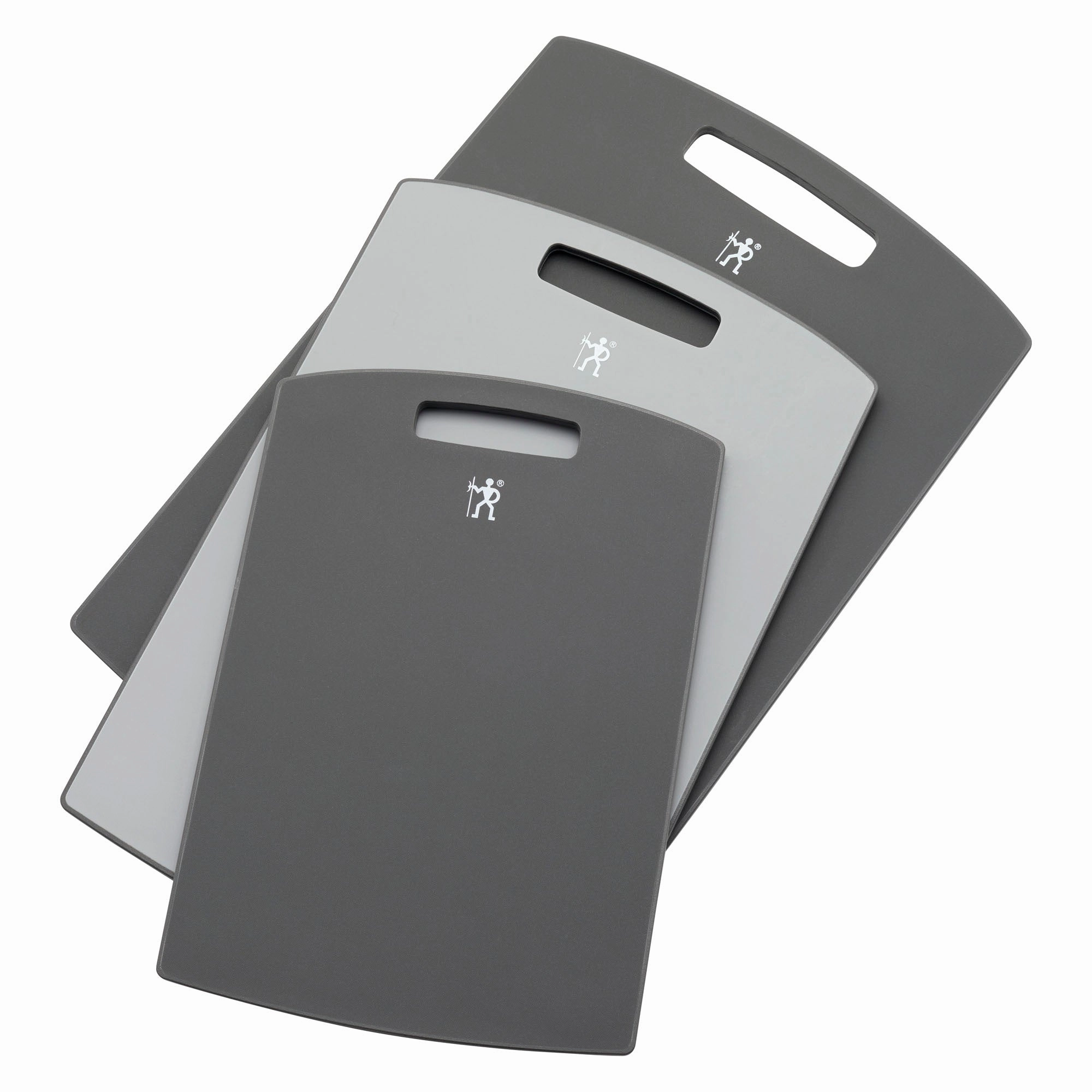 Henckels 3-pc Plastic Cutting Board Set - Grey Cutlery outlet discounts