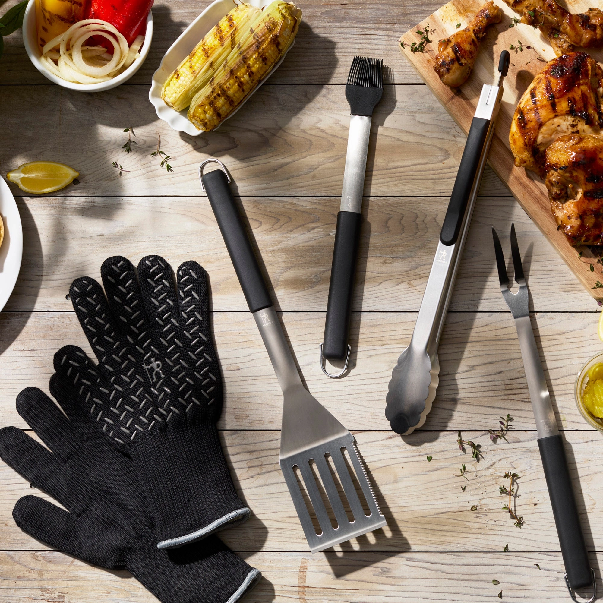 Henckels BBQ 4-pc Stainless Steel Grill Tool Set