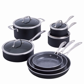 Henckels Capri Ceramic 11-pc Aluminum Ceramic Nonstick Cookware Set Cookware hot cookware outlet