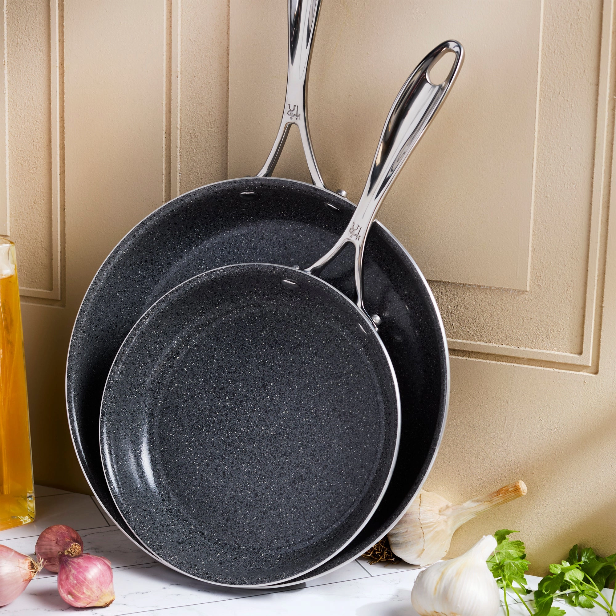 Henckels Capri Ceramic 3-pc Aluminum Ceramic Nonstick Fry Pan Set