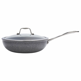 Henckels Capri Granitium 11-inch Aluminum Nonstick Perfect Pan with Lid Cookware online kitchen sale