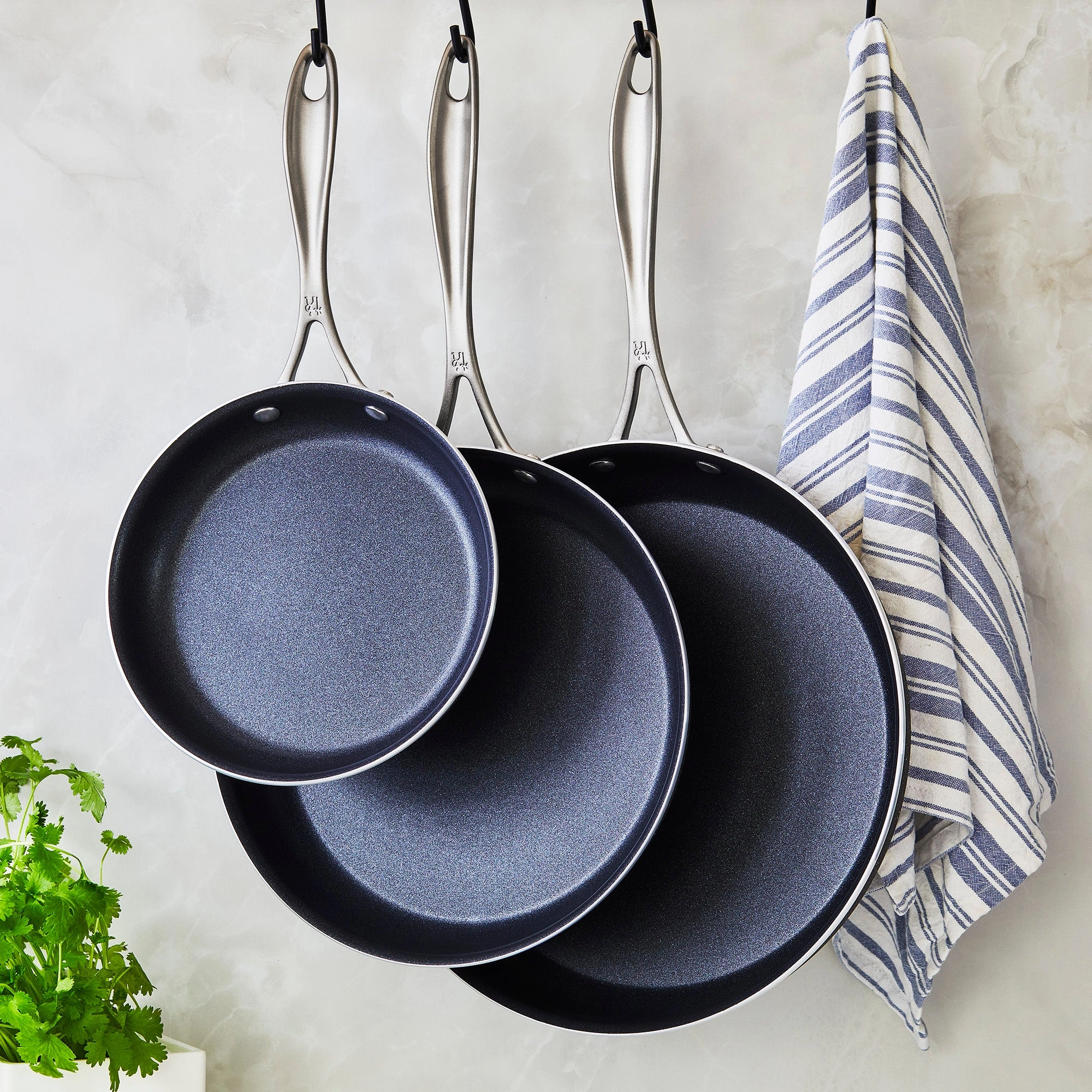 Henckels Capri K2 3-pc Aluminum Nonstick Fry Pan Set