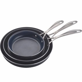 Henckels Capri K2 3-pc Aluminum Nonstick Fry Pan Set Cookware online kitchen sale
