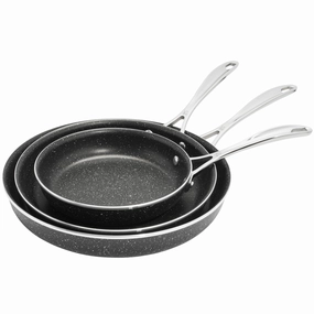 Henckels Capri Notte Granitium Fry Pan Set, 3 Piece Cookware online kitchen sale