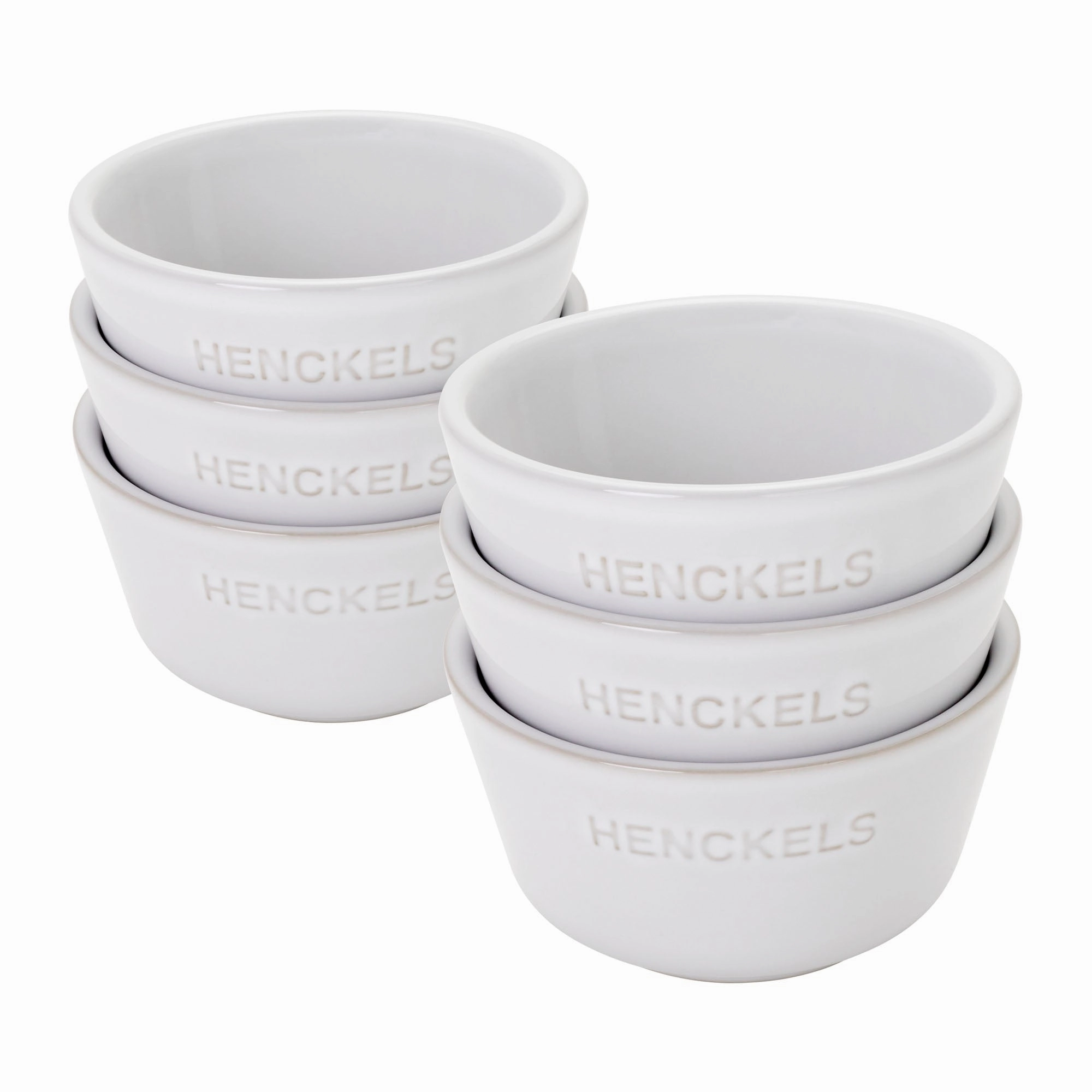 HENCKELS Ceramic 6-pc Round Ramekin Set
