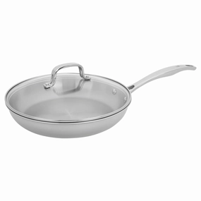 Henckels Clad H3 10-inch Stainless Steel Fry Pan with Lid Cookware online kitchen sale