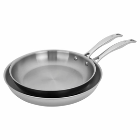 Henckels Clad H3 2-pc Stainless Steel 10-in & 12-in Fry Pan Set Cookware online kitchen sale