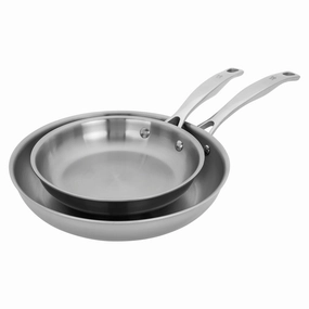 Henckels Clad H3 2-pc Stainless Steel 8-in & 10-in Fry Pan Set Cookware online kitchen sale