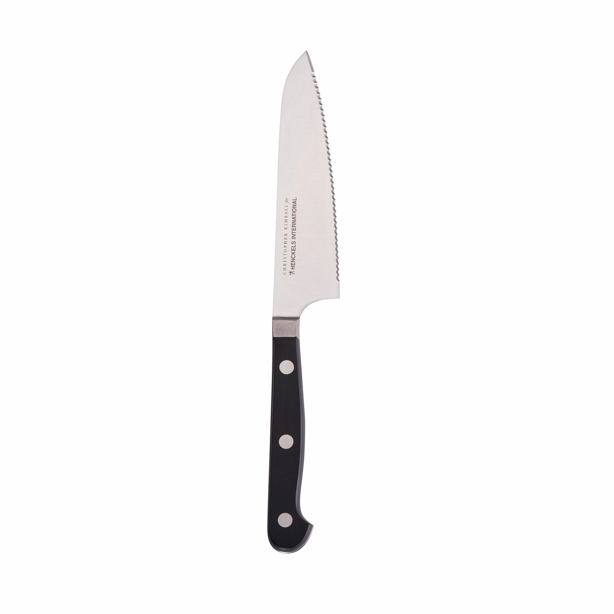 Henckels CLASSIC Christopher Kimball 5.5-inch Serrated Prep Knife Cutlery outlet discounts