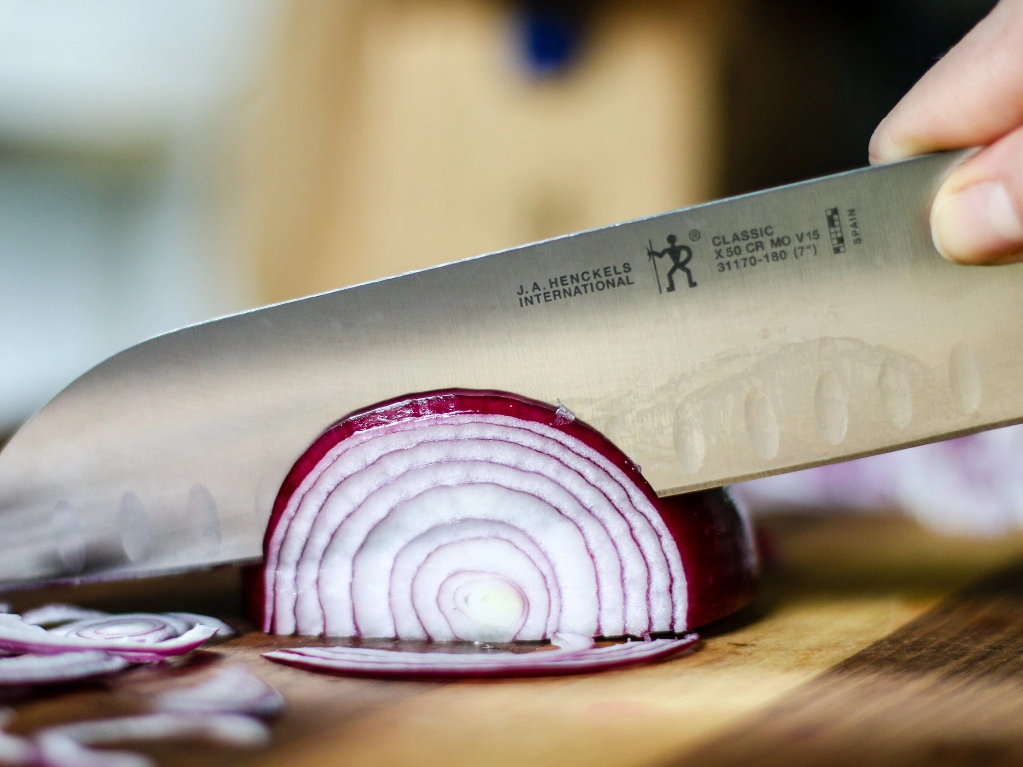 Henckels CLASSIC Hollow Edge Santoku Knife