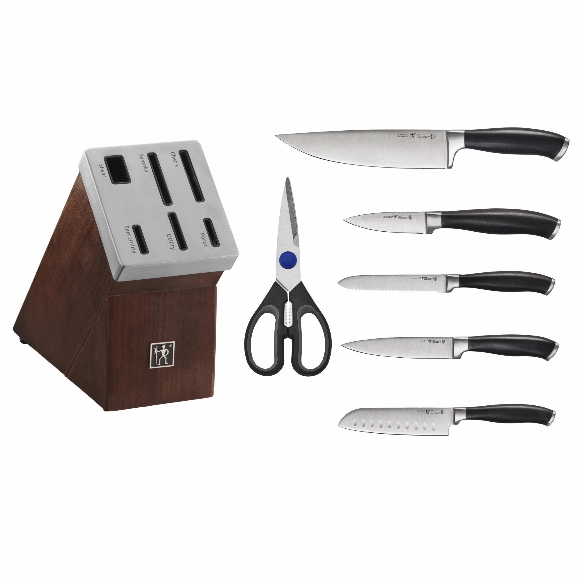 HENCKELS Elan 7-pc Self-Sharpening Knife Block Set