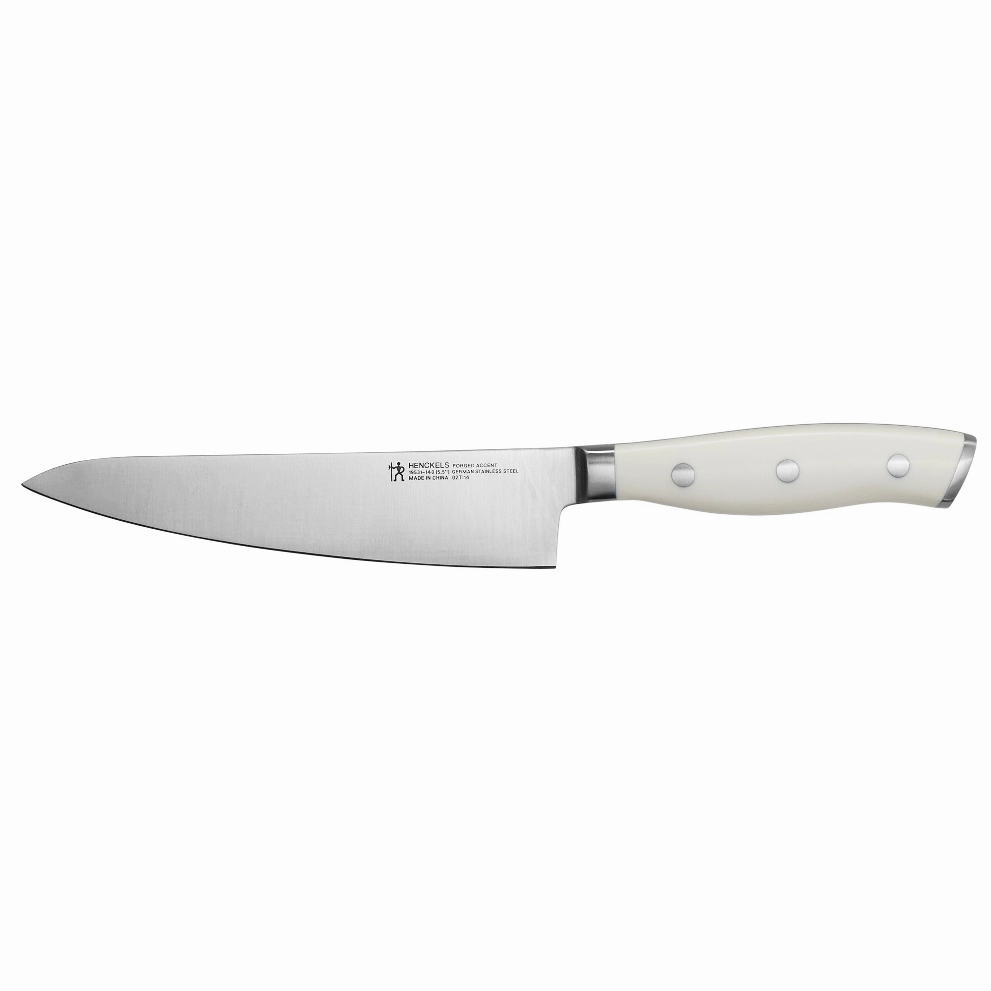 Henckels Forged Accent 5.5-inch Prep Knife - White Handle Cutlery outlet discounts