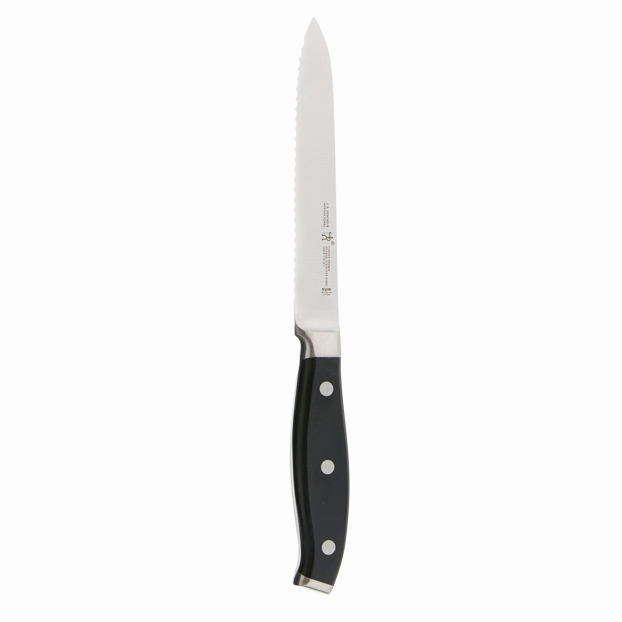 Henckels Forged Premio 5-inch Serrated Utility Knife Cutlery knife sets deals