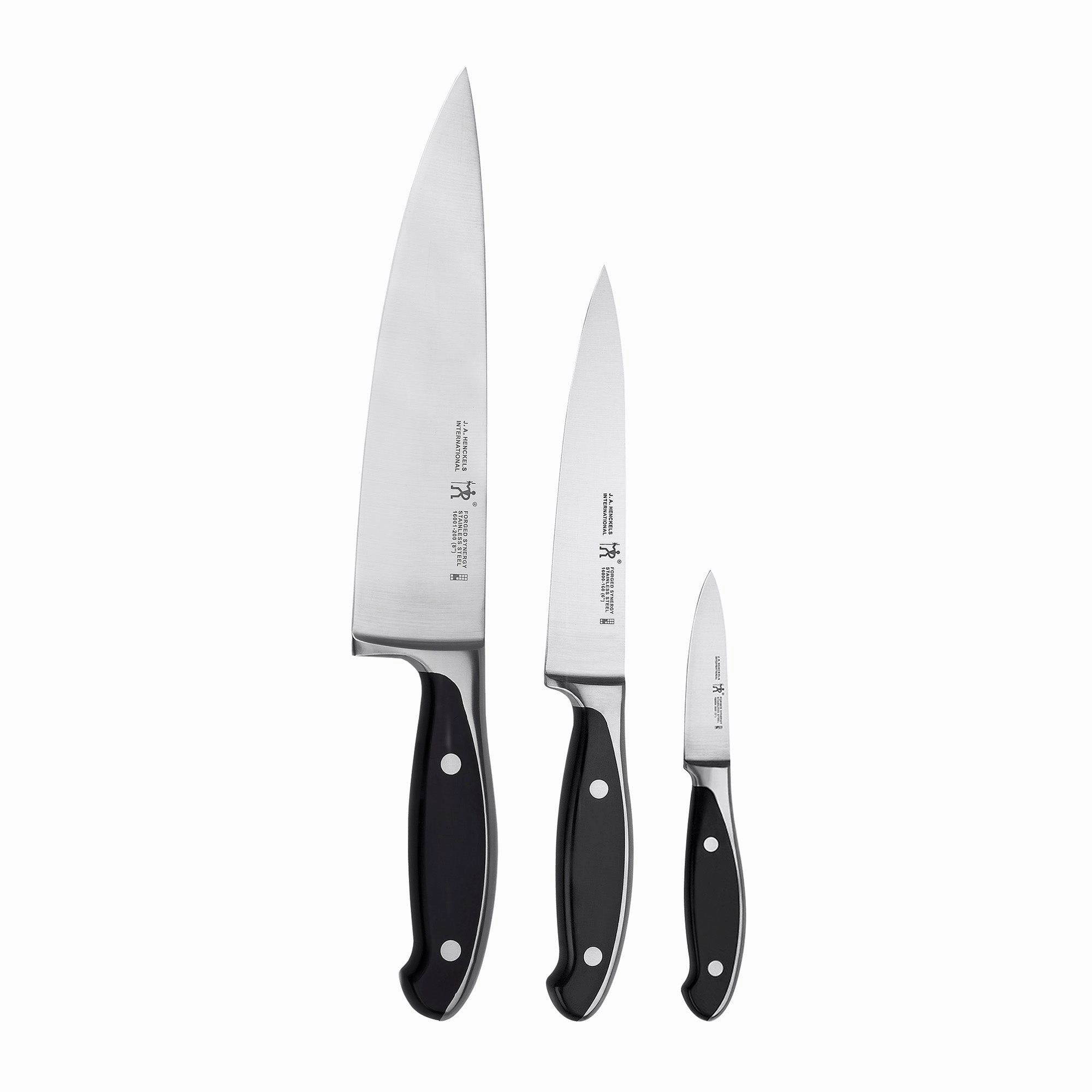 Henckels Forged Synergy 3-pc Starter Knife Set Cutlery outlet discounts