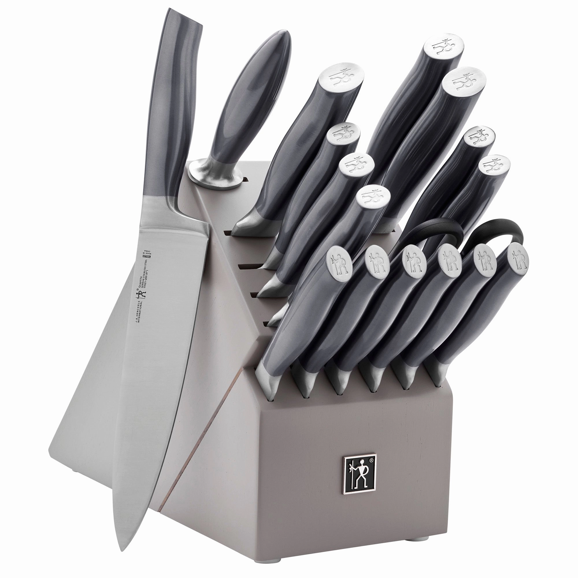 Henckels Graphite 18-pc Knife Block set Cutlery outlet discounts