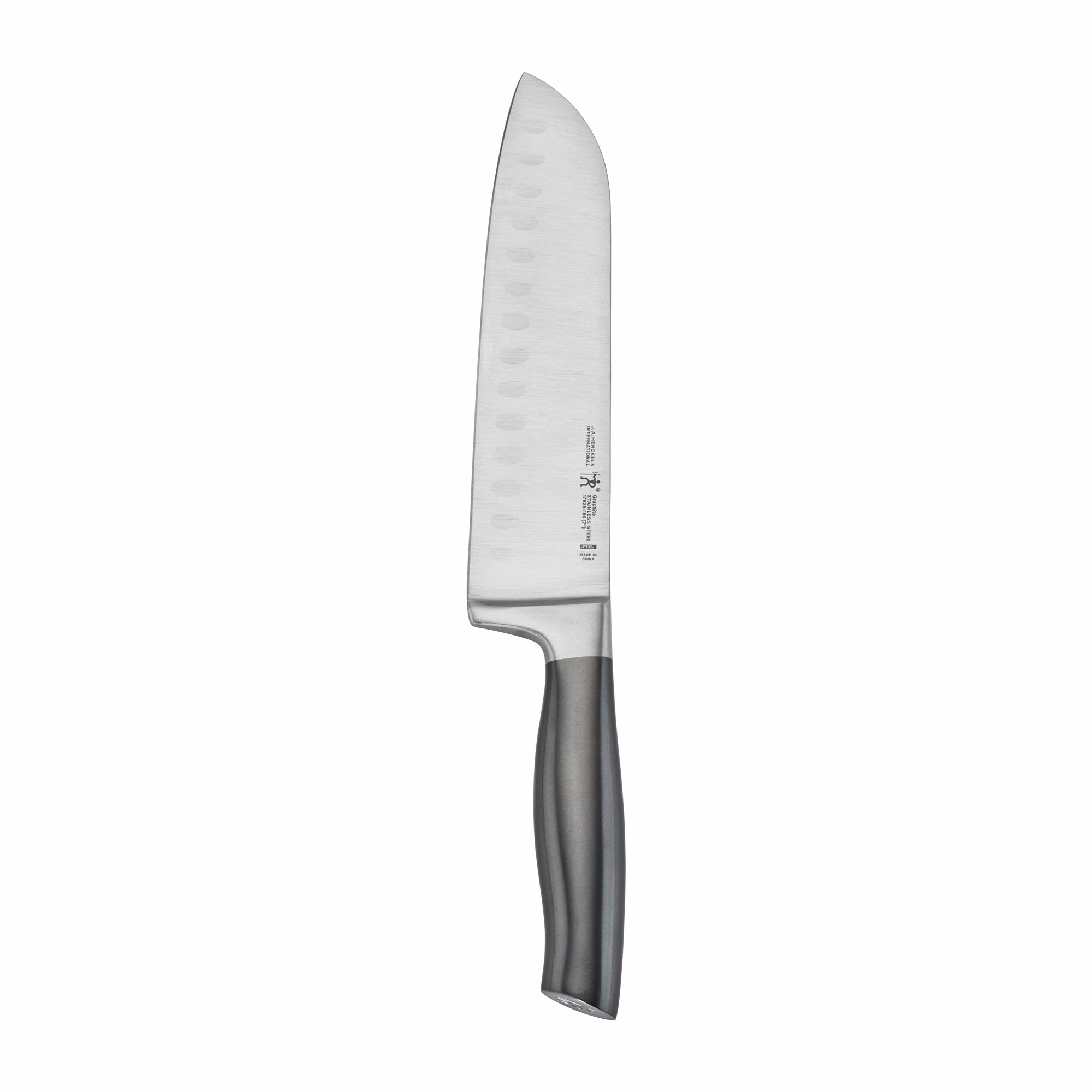 Henckels Graphite Hollow Edge Santoku Knife Cutlery outlet discounts
