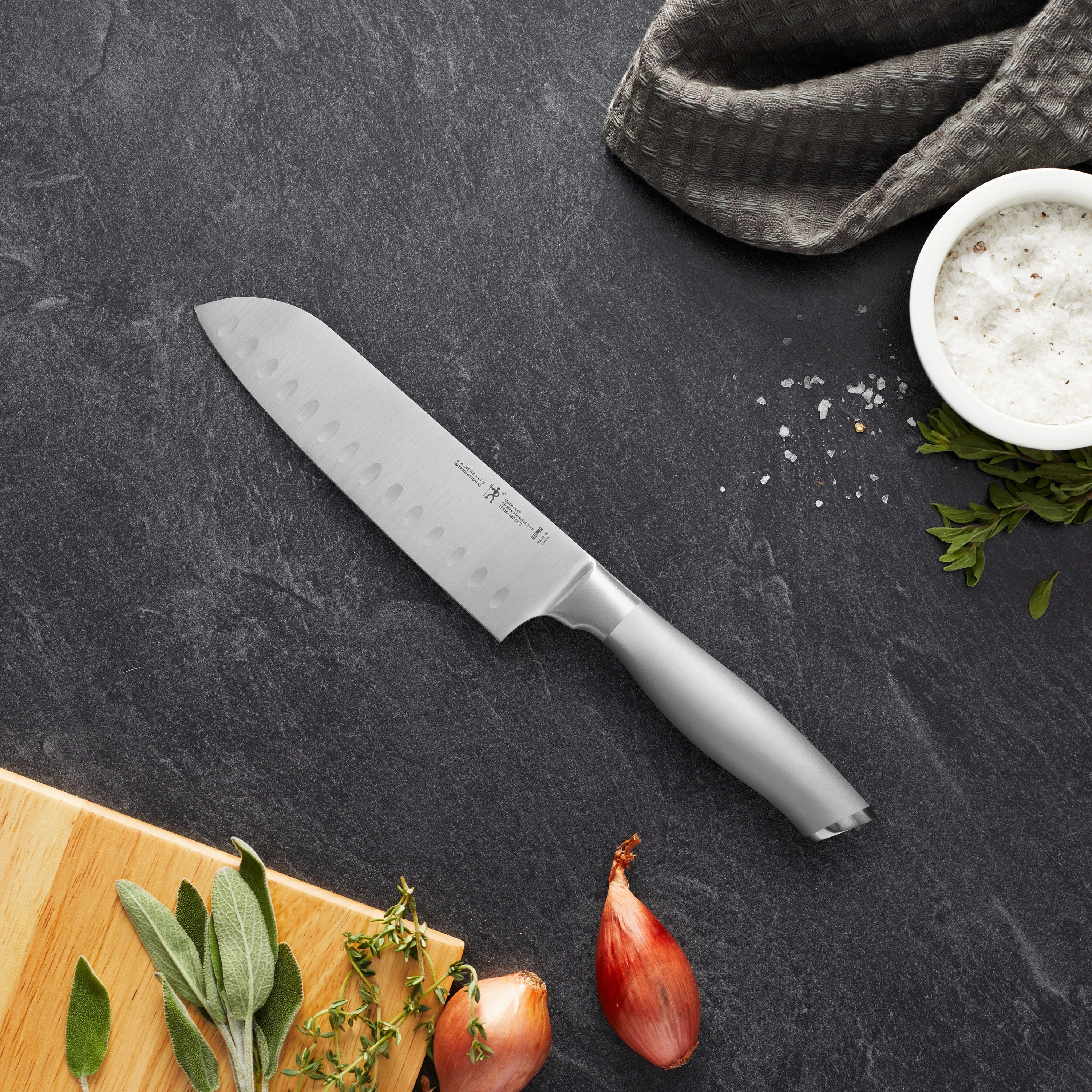 Henckels Modernist Hollow Edge Santoku