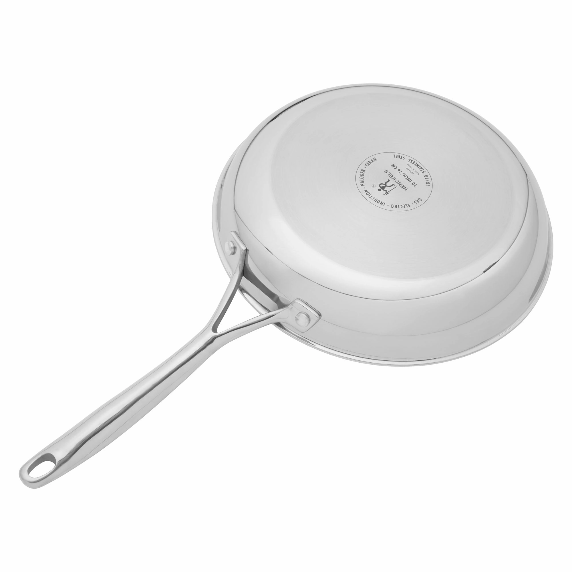 Henckels Paradigm 10-in Stainless Steel Fry Pan with Lid