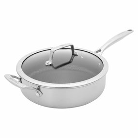 Henckels Paradigm 4-qt Stainless Steel Saute Pan with Lid and Handle Helper Cookware hot cookware outlet