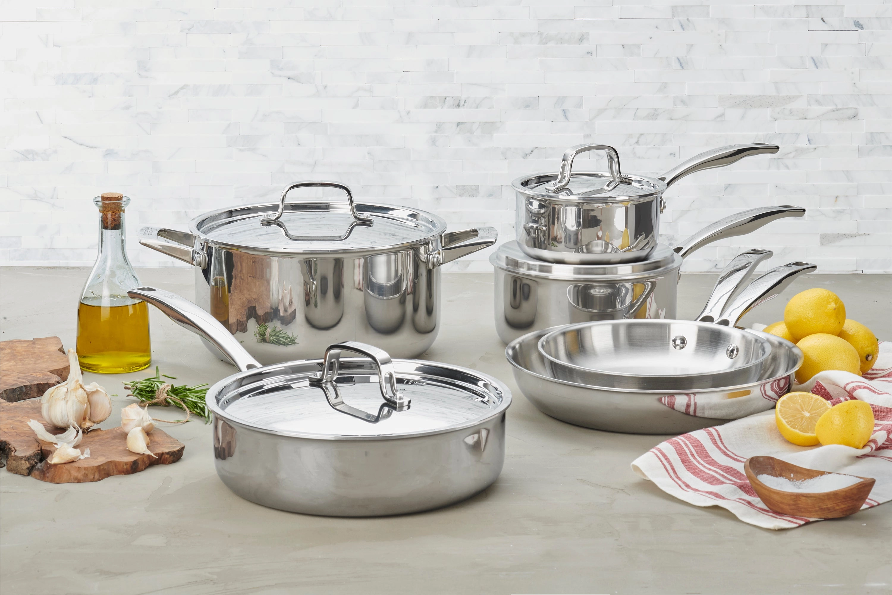 Henckels Realclad Tri-ply 10-pc Cookware set