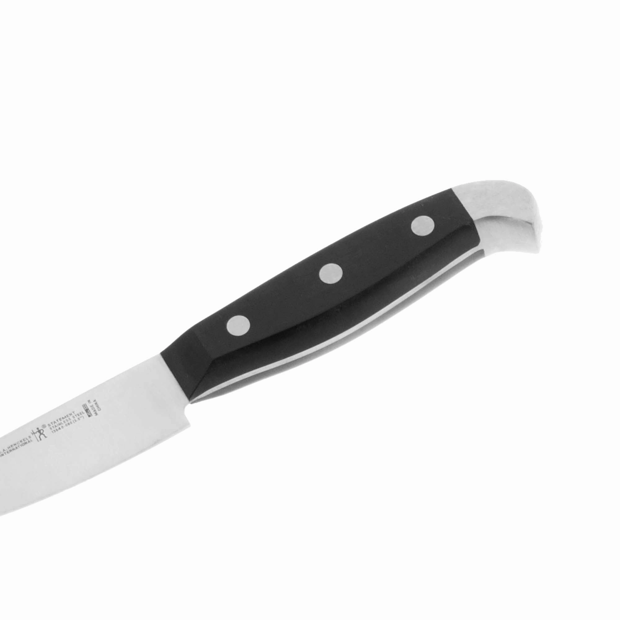 HENCKELS Statement Self-Sharpening Knife Set with Block, Chef Knife, Paring Knife, Bread Knife, Steak Knife, 14-piece