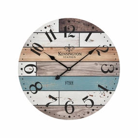 Herrera Clock Wood Tone Wall Clocks Timeless Sale