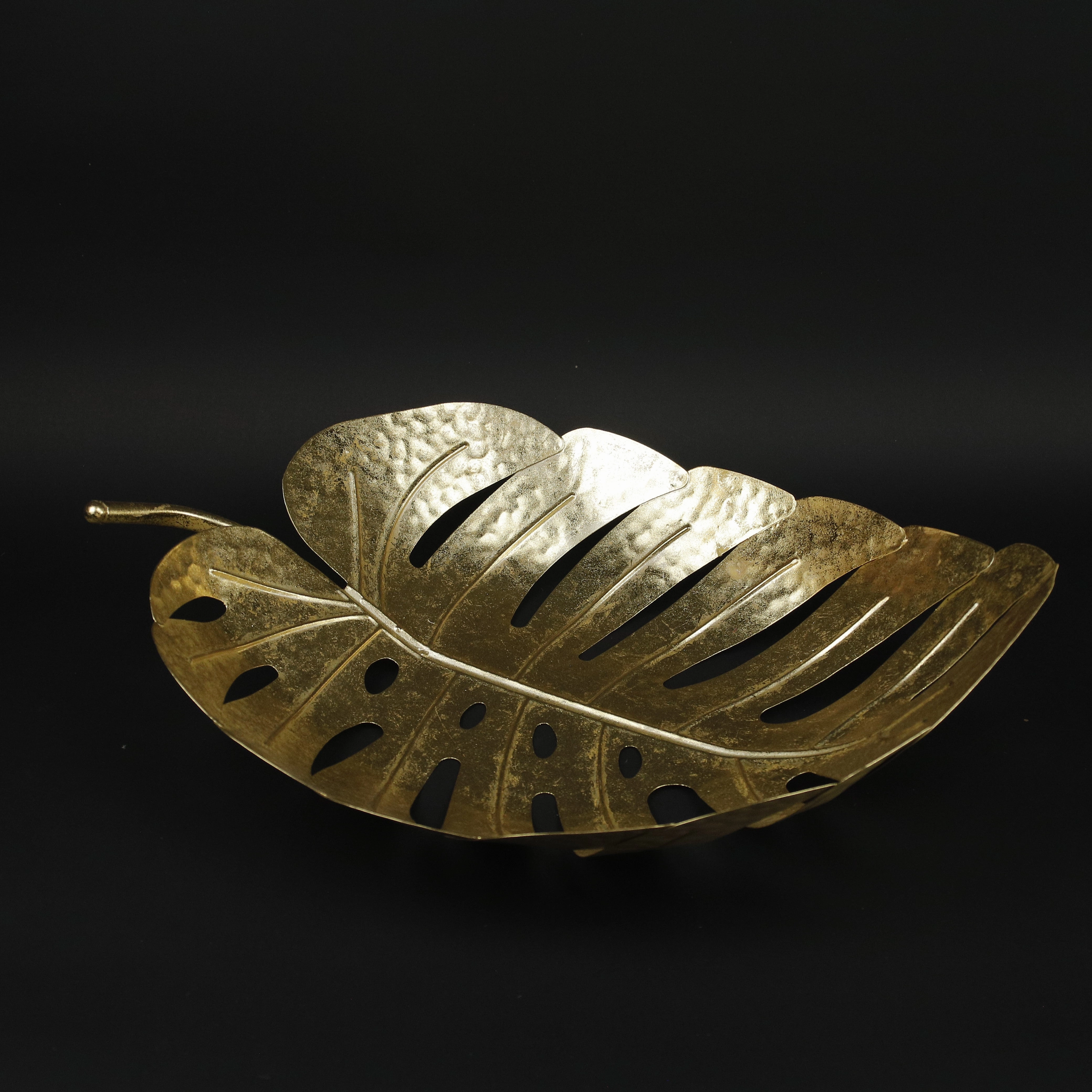 HHD10502 - Gold Leaf Bowl Metal Home Decor collection