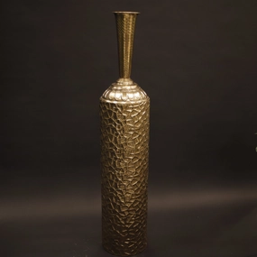 HHD10506 - Gold Nugget Vase - 1.21m Metal Home Decor collection