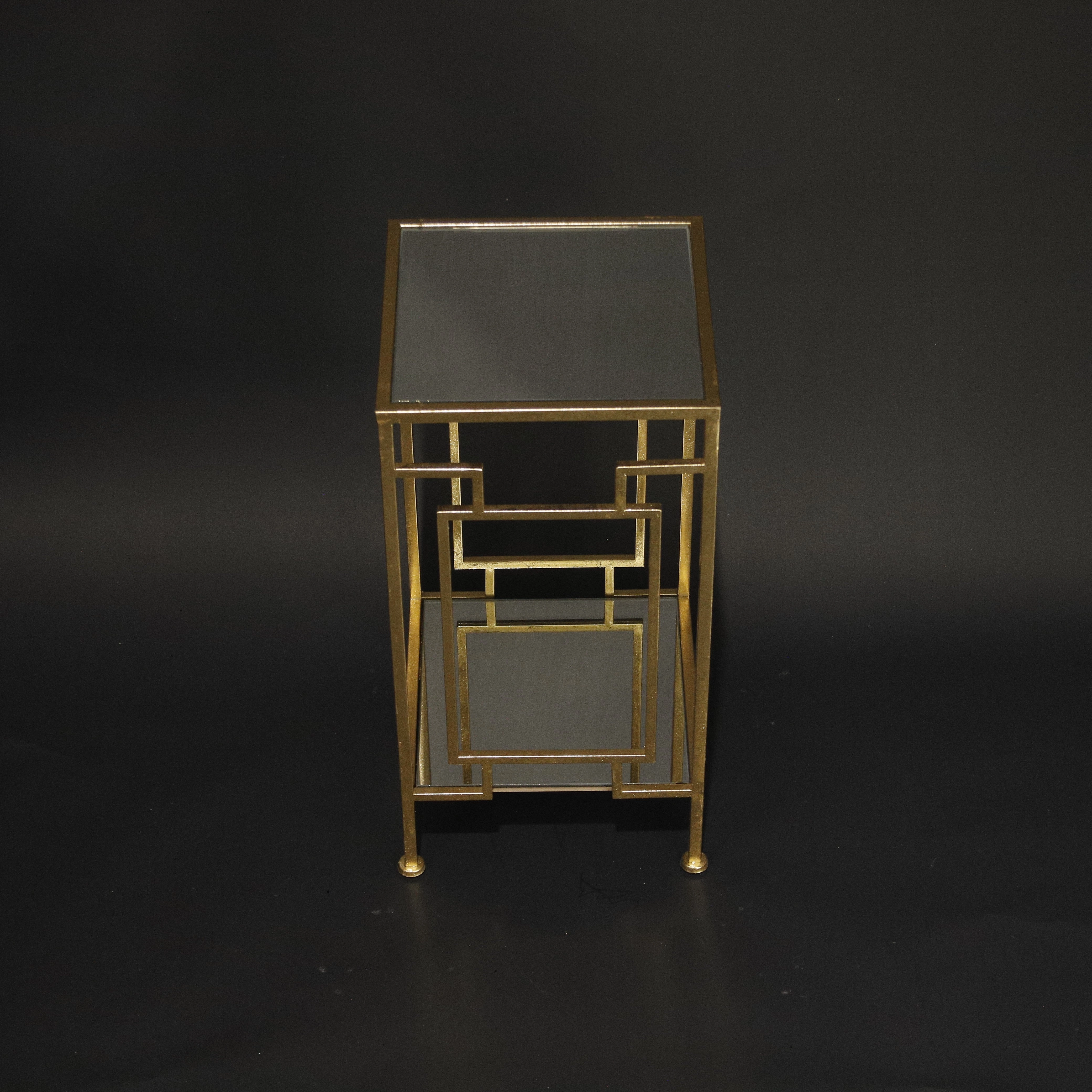 HHD11136 - M Gold Tall Side Table Metal Home Decor collection