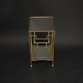 HHD11136 - M Gold Tall Side Table Metal Home Decor collection