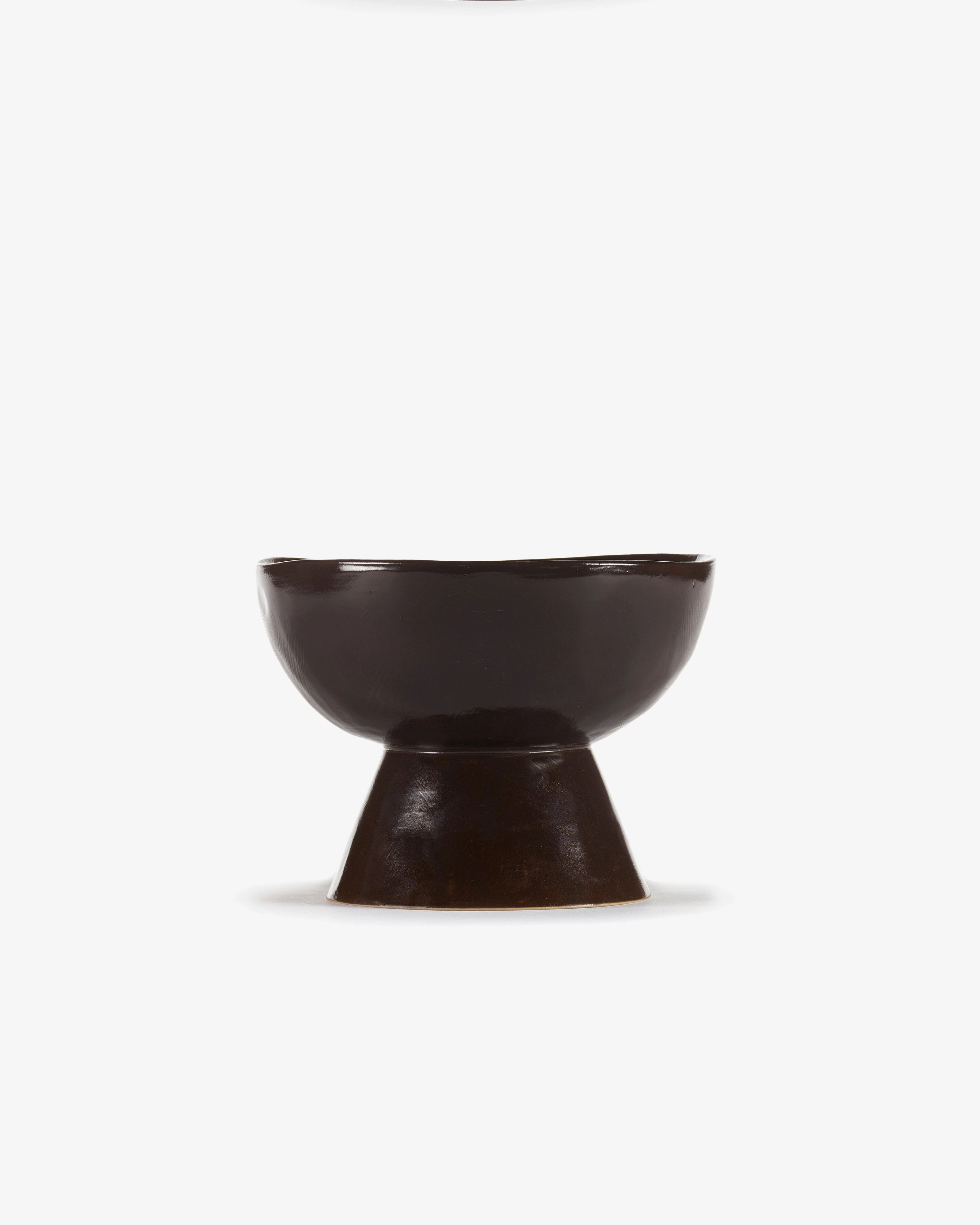High bowl large on foot ebony La Mre