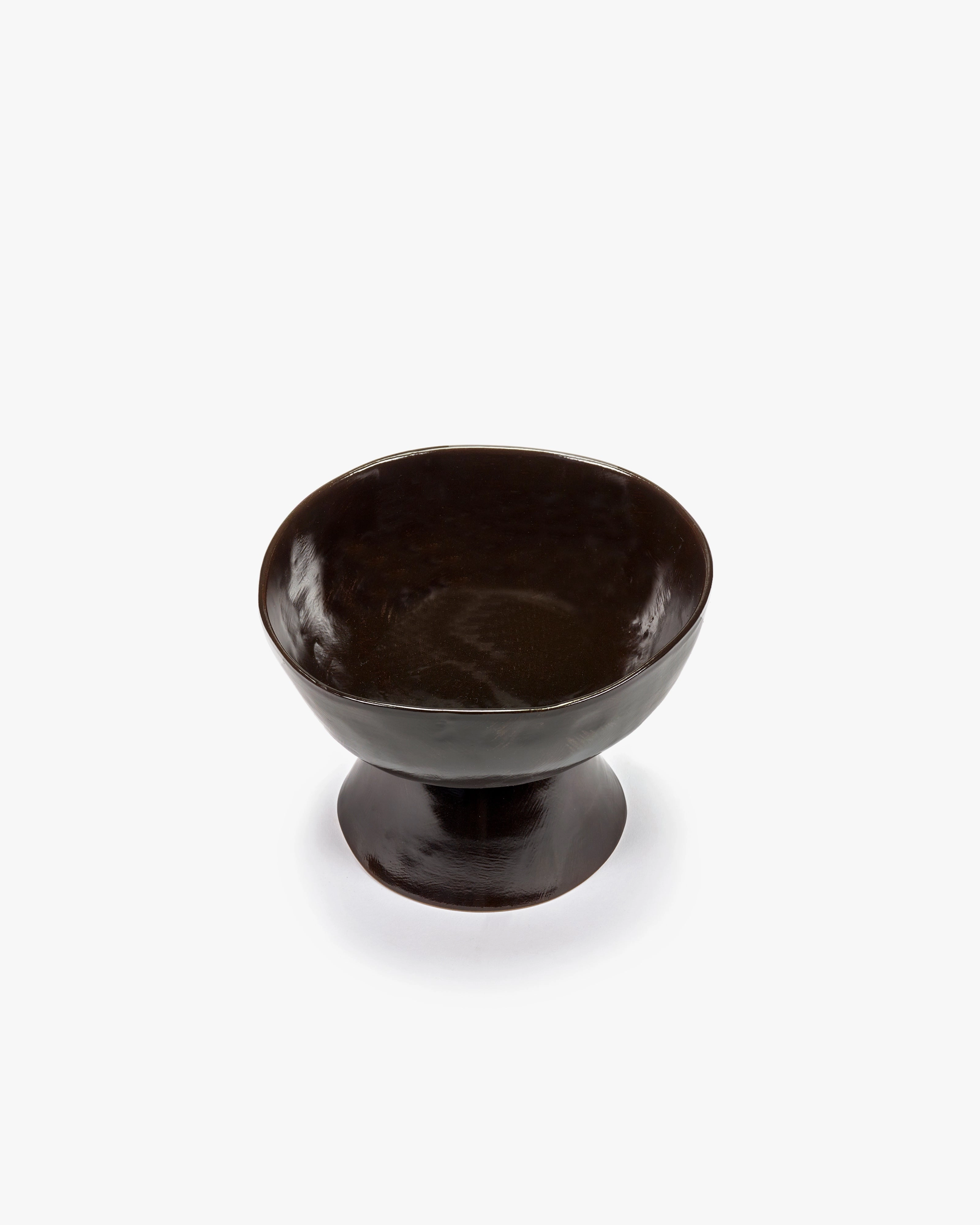High bowl large on foot ebony La Mre