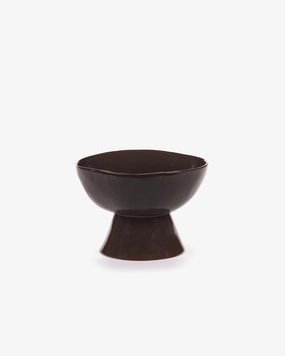 High bowl large on foot ebony La Mre Buy Dinnerware online shop