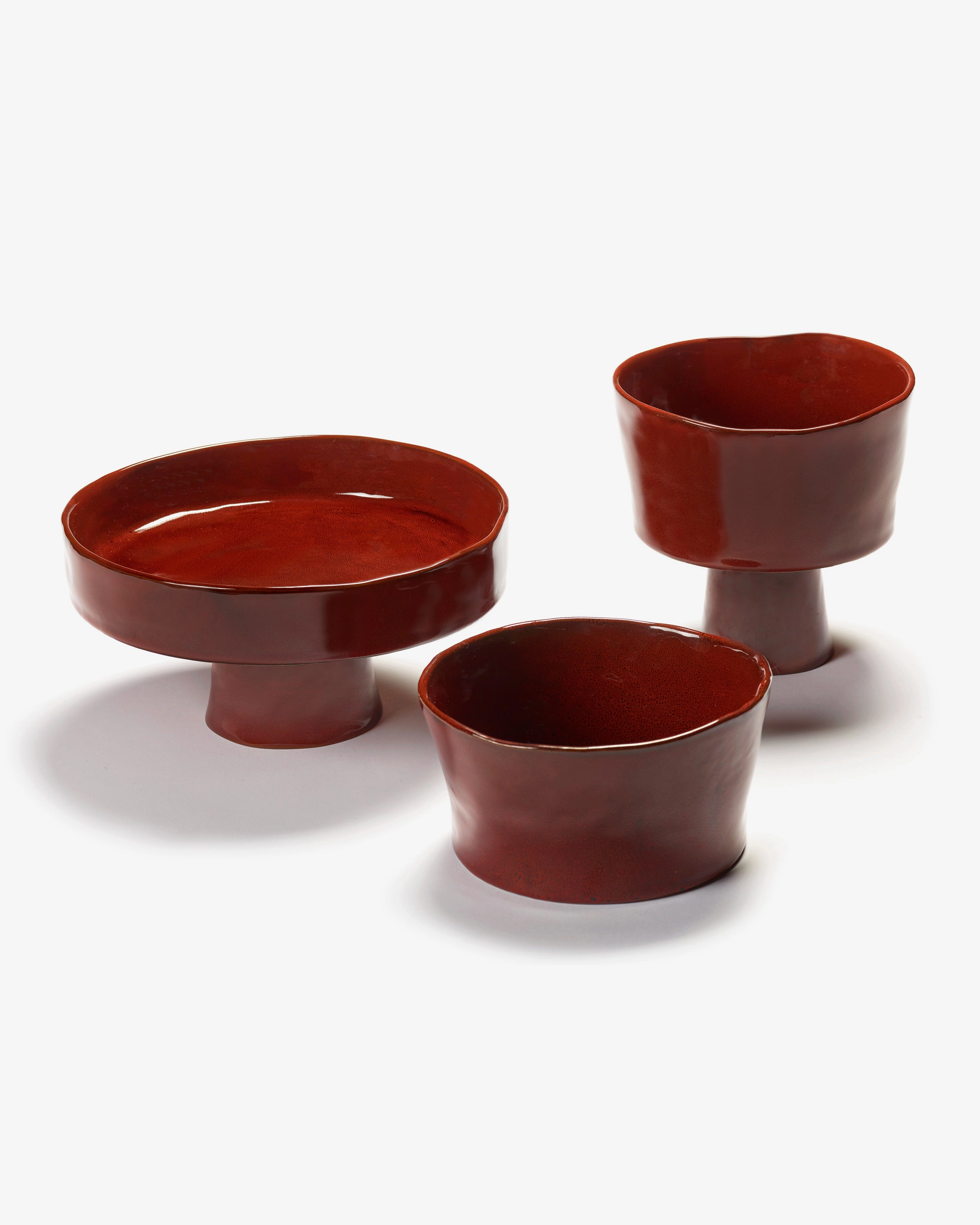 High bowl straight venetian red La Mre