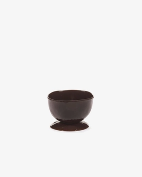 High breakfastbowl on foot ebony La Mre Dinnerware tableware outlet
