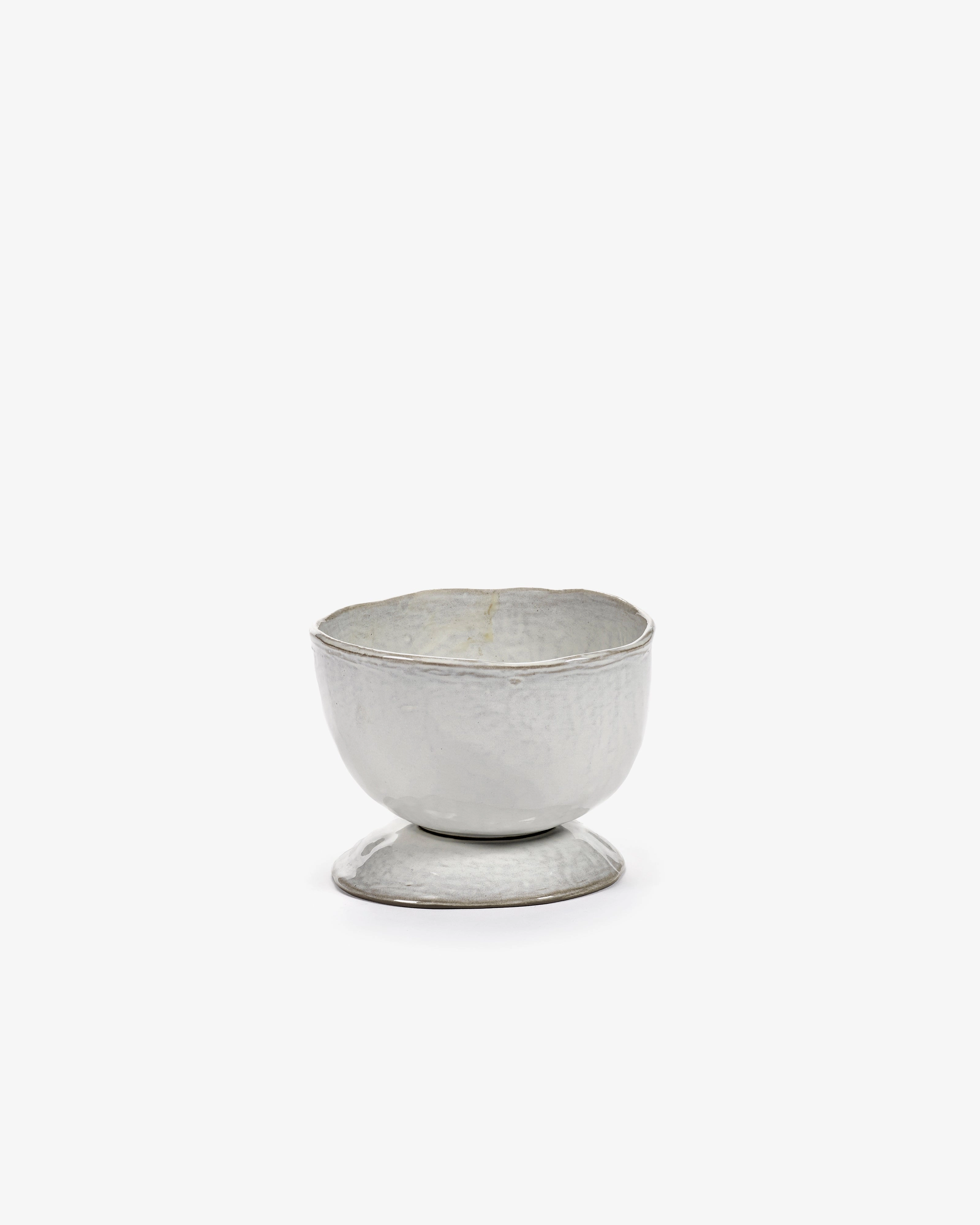 High breakfastbowl on foot off-white La Mre Dinnerware tableware outlet