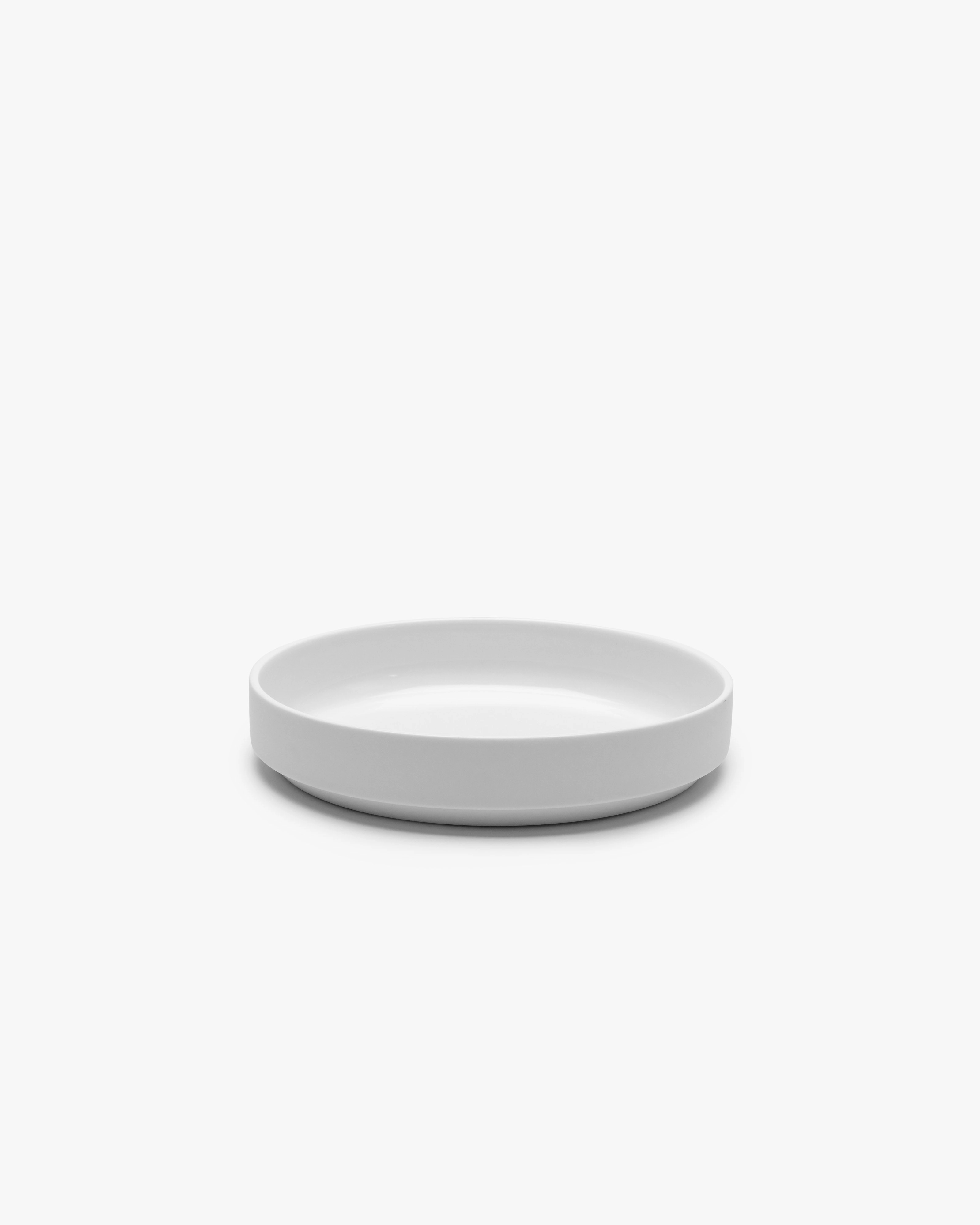 High starter plate white matt Passe-partout Dinnerware tableware outlet