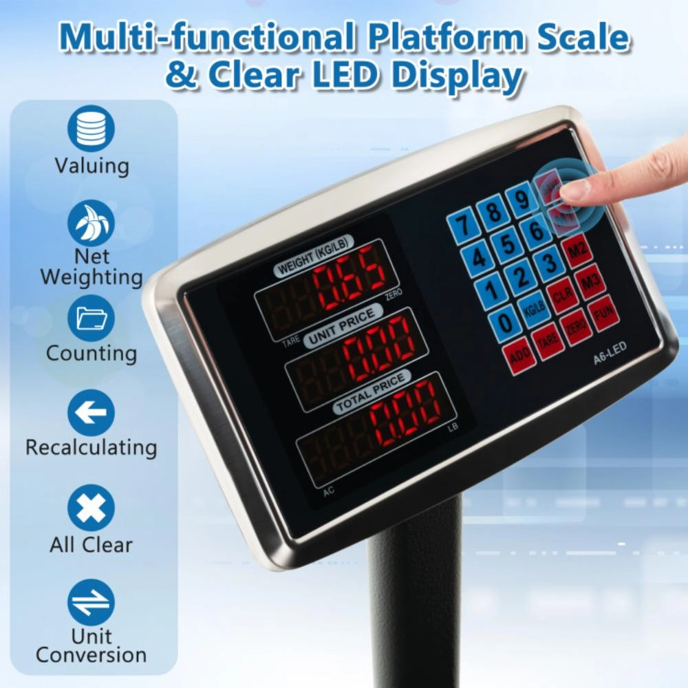 Hivvago Computing Digital Platform Scale with Price Calculator