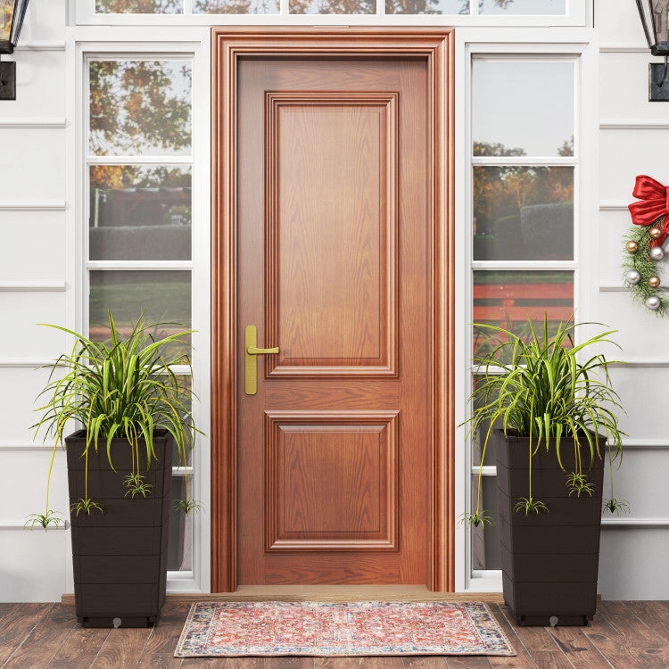 Hivvago Modern Flower Planter for Front Porch and Lobby
